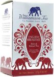 Williamson Tea English Breakfast Tea Bags 50 per pack - Pack of 6