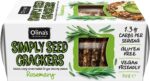 OLINA'S BAKEHOUSE Gluten Free Simply Seed Crackers - Rosemary 80g - 6 Pack