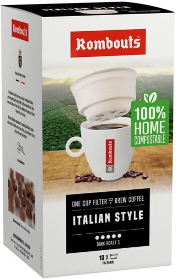 Rombouts Italian One Cup Coffee Filters 10's (8 Boxes)
