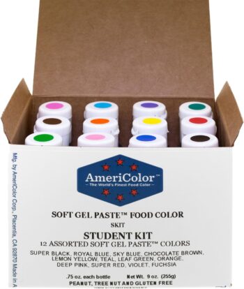 Americolor Soft Gel Paste Student Color Kit 12 pc.