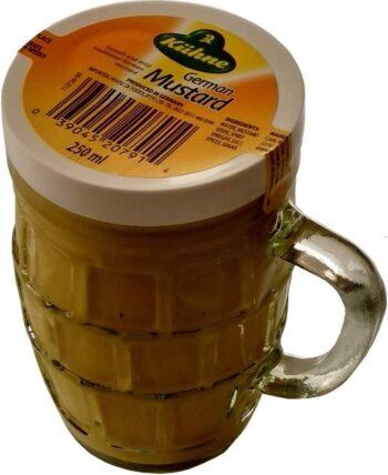 Kuhne Traditional German Mustard & Beer Glass 250ml (Pack of 3)