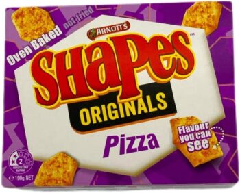 Arnott's Shapes Baked Pizza Flavoured Biscuits, 190 g
