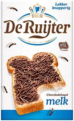 Dutch Milk Chocolate Sprinkles | De Ruijter | Chocolate Sprinkles Milk | Total Weight 380 Grams